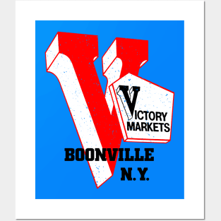 Victory Market Former Boonville NY Grocery Store Logo Posters and Art